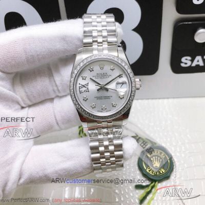 ZL Factory Rolex Datejust 31mm Jubilee Women's Watch - Stainless Steel Case ETA 2671 Automatic